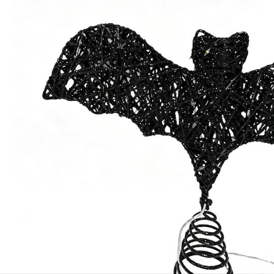 9" LED Black Bat Tree Topper by Ashland®